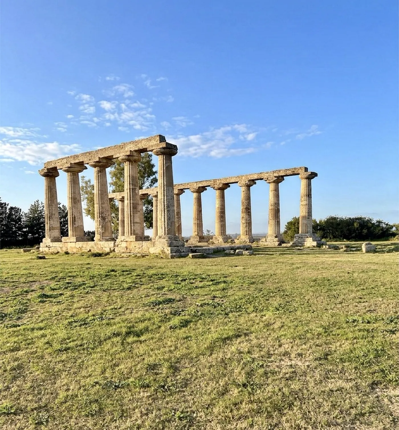 The Temple of Hera near the Tenuta Marinella estate in Metaponto